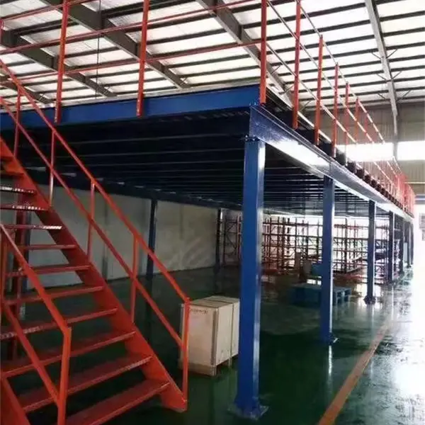 南阳阁楼式货架钢平台设计定制红升货架厂全国发货