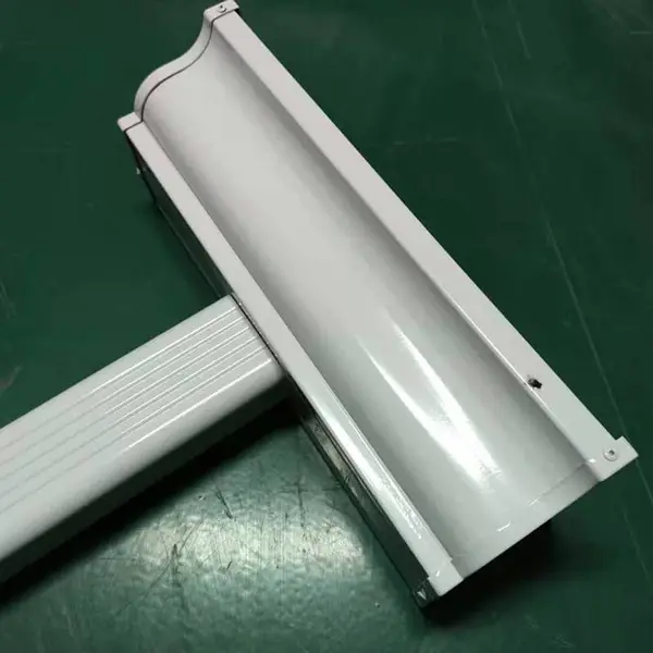 山西省晋中市彩铝成品檐沟与屋面彩铝落水系统门市价