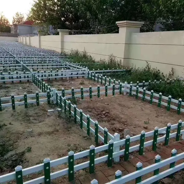 小区绿化带栅栏 电力变压器护栏 PVC塑钢小栏杆 瑞莱丝网