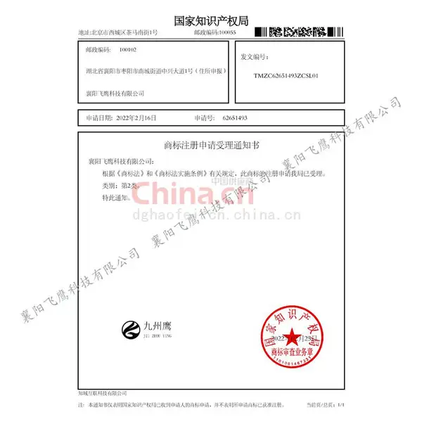 商标申请证明