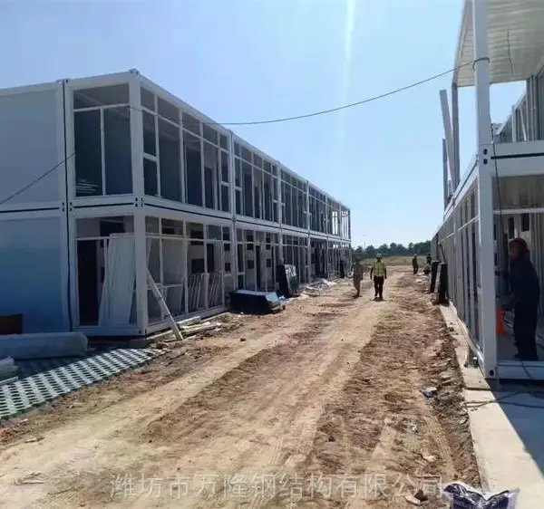 集成房屋门厅箱 集装箱改造房屋 防火 框架 工地住人板房 设计安装