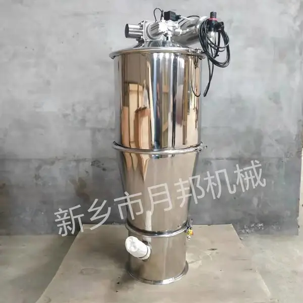 粉末真空上料机给两台包装机加料一拖二月邦机械
