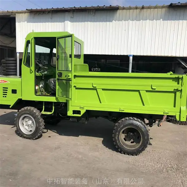 山东中拓四不像 防滑轮胎农用运输车 柴油矿用四轮车