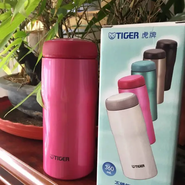 陕西省日本虎牌杯子代理 西安虎牌保温杯新款直身保温保冷两用杯车载杯做刻字印字!24h锁住温度
