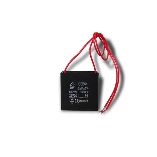 供应 赛福 风扇电机启动薄膜电容器CBB61 450VAC 10uf