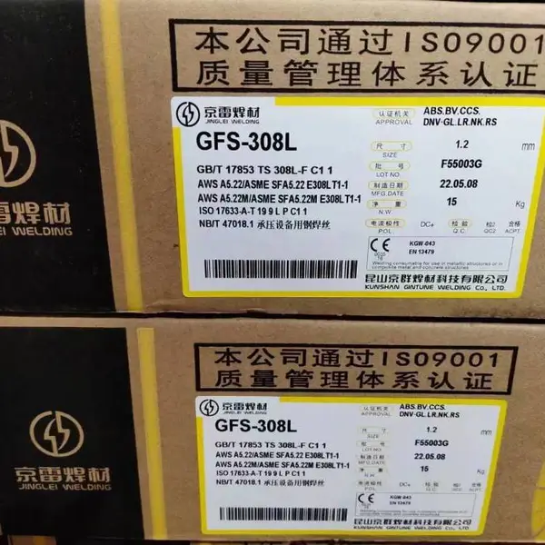京雷GFS-308L E308LT1-1不锈钢汽保药芯焊丝