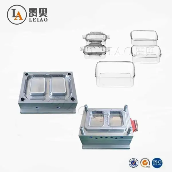 塑料模具薄壁模具注塑保鲜盒模具 一次性打包盒外卖餐具模具