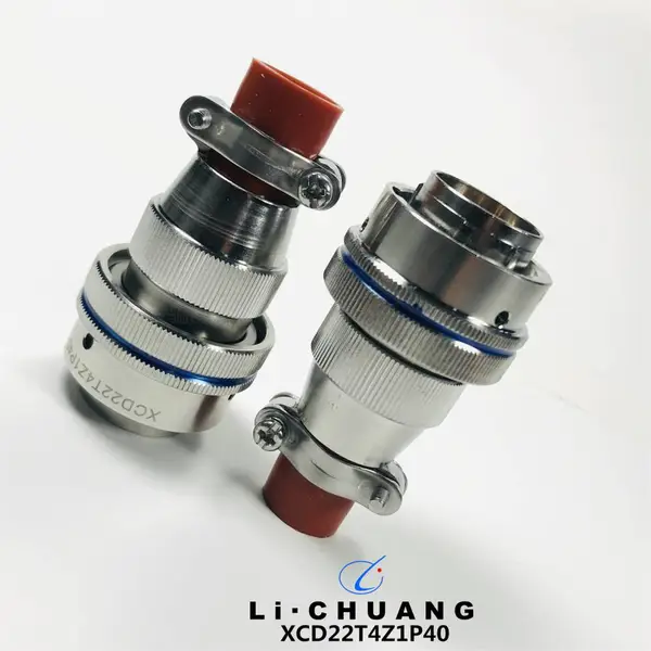 XCD系列 XCD22T4Z1P40+XC22FJC40-10 航插卡口圆形连接器