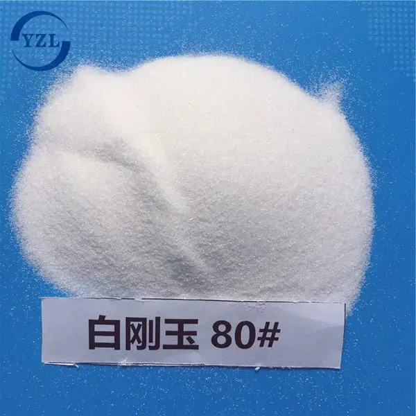 玻璃喷砂磨料 玻璃制品喷砂用白刚玉粒度砂80#100#120#