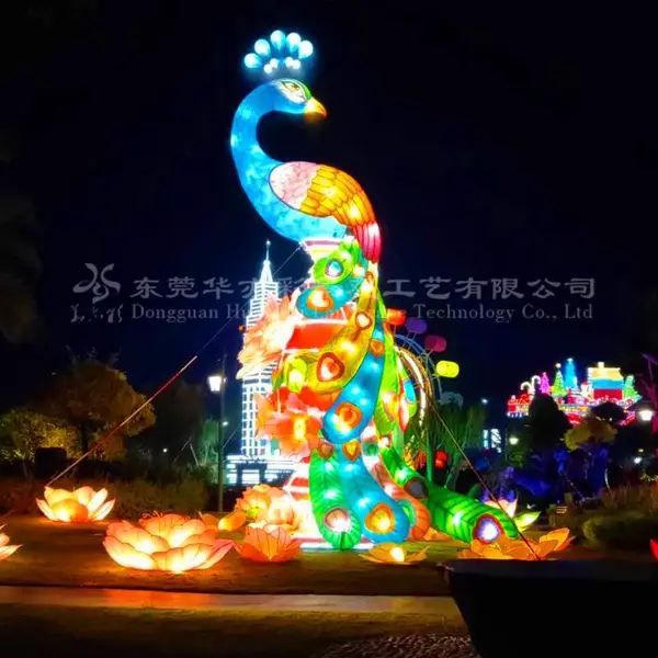 彩灯花灯立体造型灯饰虎年元宵彩灯春节新年花灯制作