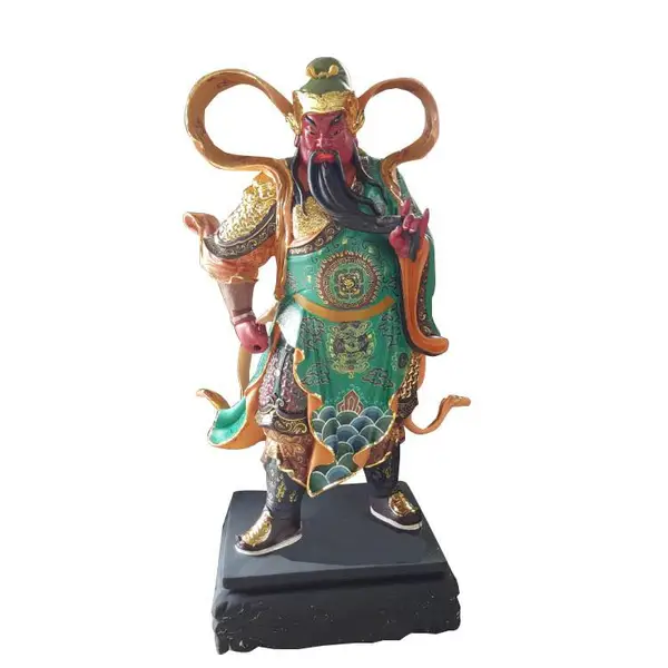 关圣帝关老爷神像塑像树脂玻璃钢关公神像河南佛像厂直销