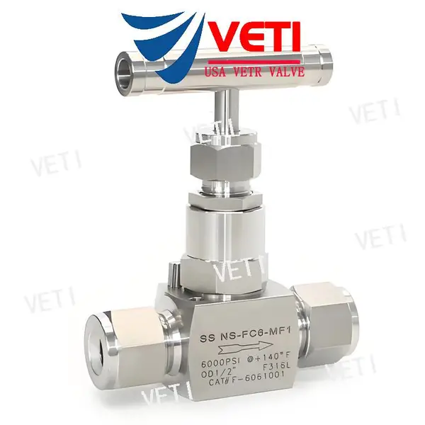 VETI/美国威迪 进口卡套式针型阀 仪表阀 高压不锈钢 高温蒸汽 陶瓷芯