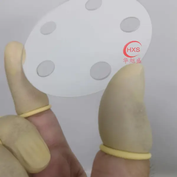 华旭盛人脸识别用银白色透红外窗口片,人脸识别红外光滤光镜片