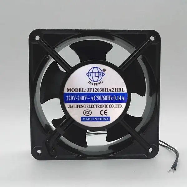 JIAFENG JF12038HA2HSL 220V 0.14A 12CM机柜排风 机箱散热风扇