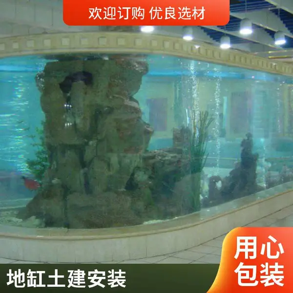 秦海水景 大型亚克力鱼缸定制 专属设计 海鲜暂养 水族馆专用