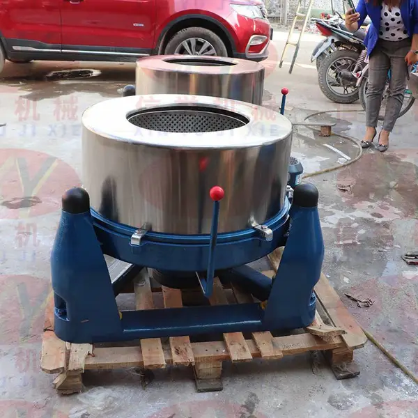 不锈钢工业脱水机酒店宾馆用大型离心式甩干机食品脱水机洗涤设备