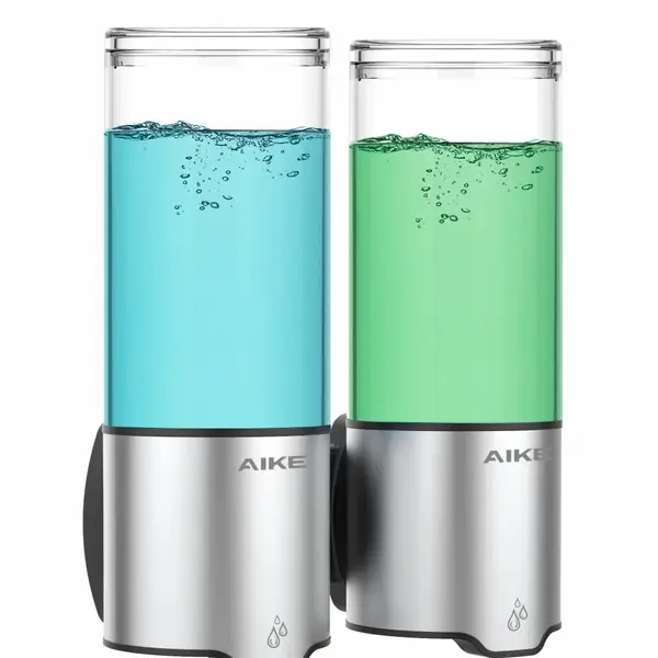 供应艾克厨房皂液器、家用皂液器、自动感应皂液器AK1212(双组合)