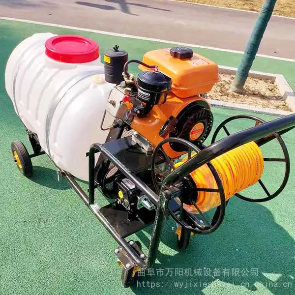 200L电动手推式打药车 多型号汽油打药机高压清洗机 园林清洗机