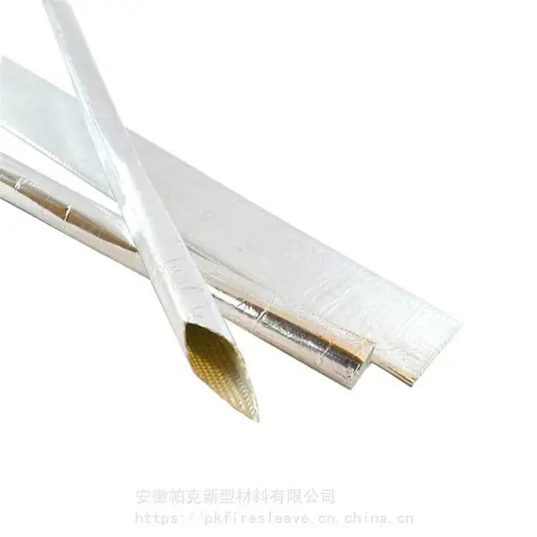 汽车传感器线束排气管控制电缆铝箔玻璃纤维热反射***隔热套管