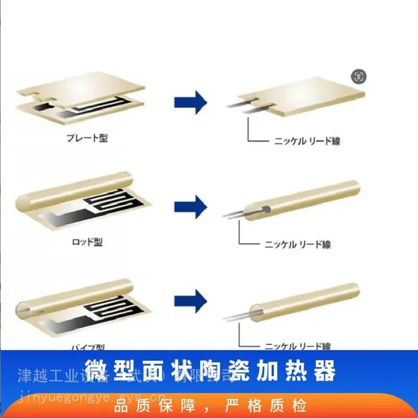 KASHIMA-HOT 加岛 微型面状陶瓷加热器 高瓦特密度紧凑型加热片
