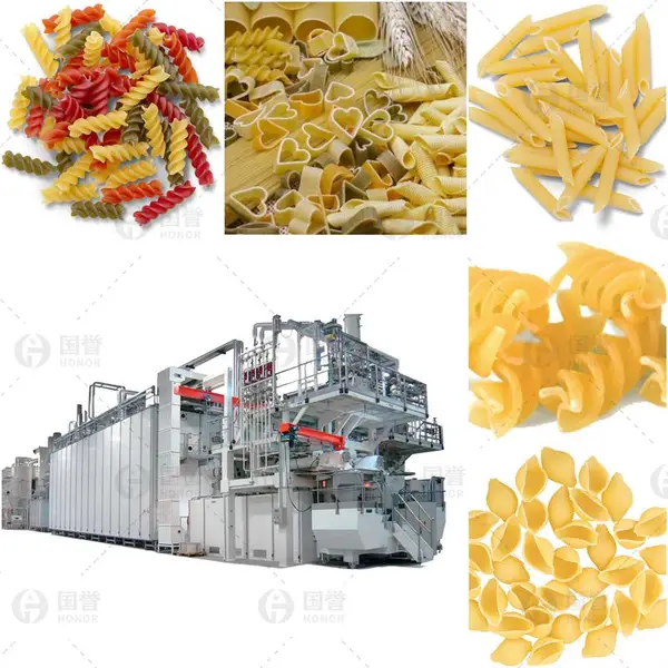 畅销出口加工通心粉机器 贝壳意大利面设备 意大利空心面生产线