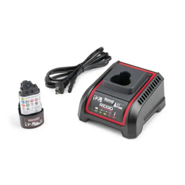 里奇RIDGID 压接工具 12V 高级锂离子电池和充电器
