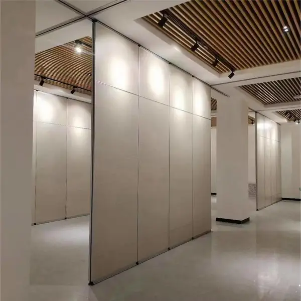 西安酒店活动隔断墙饭店包厢办公室折叠移动屏风推拉吊轨道隔音隔断墙