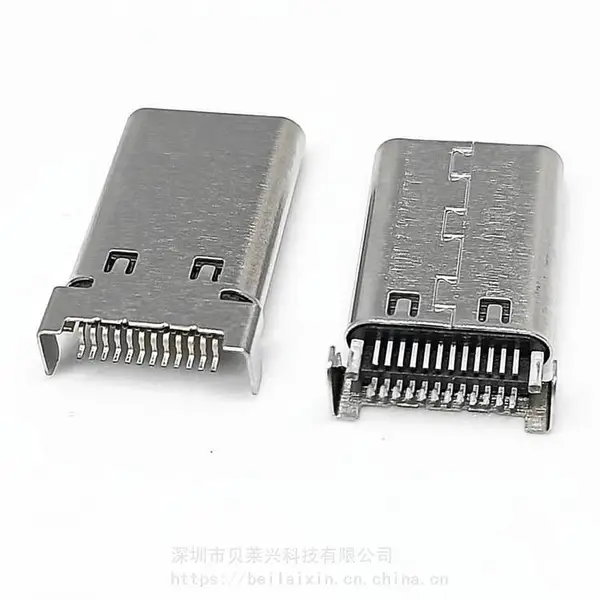 TYPE-C 24P˫����Ƭ��ͷ ���Ų� 24PIN����˫�� ��ȱ�� 13.75