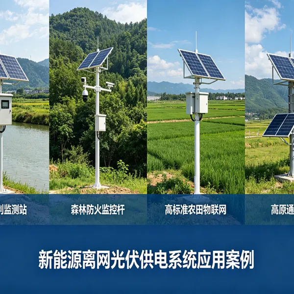 森林防火瞭望台通信 离网光伏供电系统 防护IP54太阳能发电储能系统