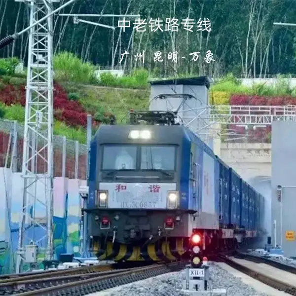 中老铁路运输专线 昆明到万象铁路 广州到万象铁路运输