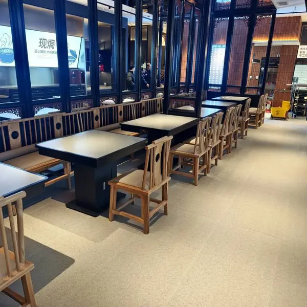 河北实木餐桌厂家 1.2米白蜡木餐桌 小户型餐厅家具 现货