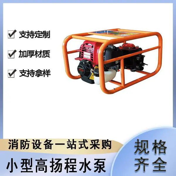 可移动大流量灭火泵背负式小型高扬程水泵森林防火消防泵