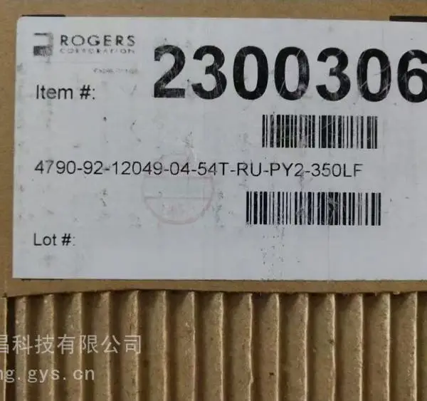 供应罗杰斯4790-92-12049-04-54T-RU-PY2-350LF泡棉