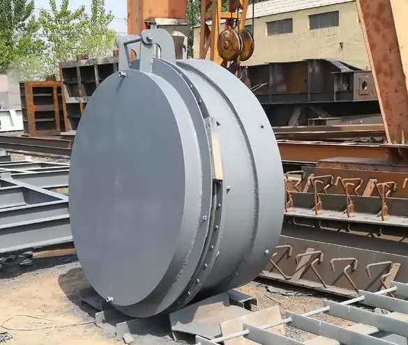 供应庄禹不锈钢圆拍门Φ800mm