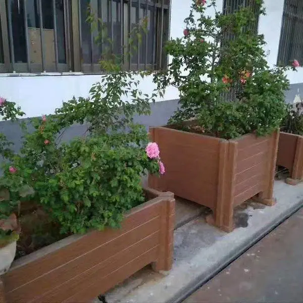 供应水泥仿木花箱仿木花池仿木花桶市政景区花箱仿木纹水泥花池花盆