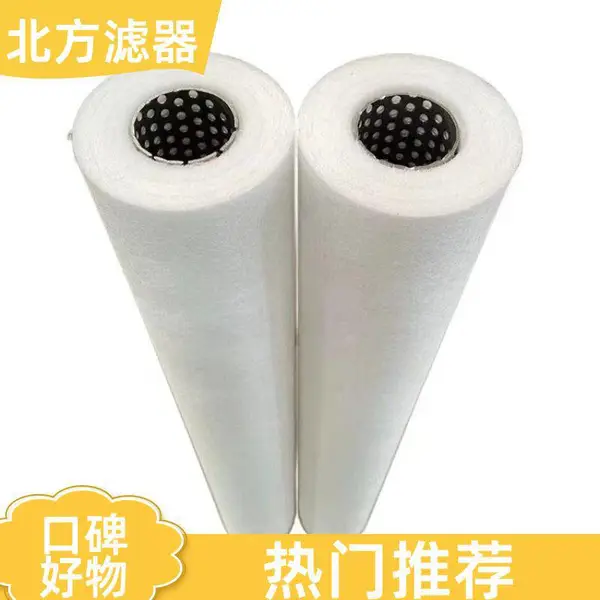 注塑一体熔喷 PP 滤芯 不易掉纤维过滤芯 食品加工安全滤材