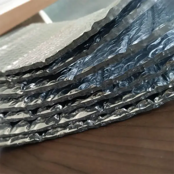 双面铝箔隔热气泡膜 屋顶车间汽车隔热保温反光防水镀铝膜气泡薄