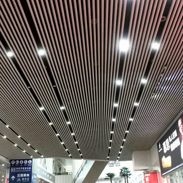 OULU【欧陆】铝方通 广东 金属条形铝扣板 U型吊顶铝型材方通天花