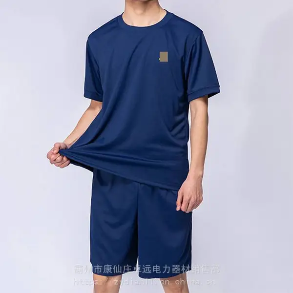 户外运动t恤短裤夏季速干短裤体能服消防配发圆领速干体能训练服