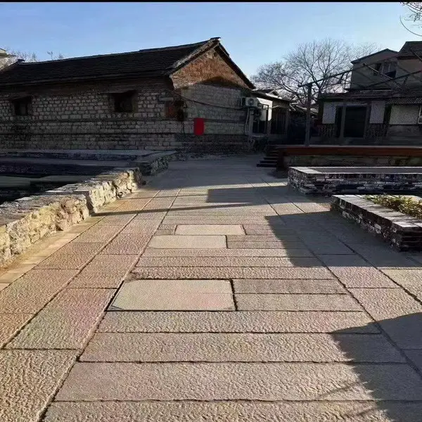 菠萝面做旧老石板旧石条仿古花岗岩古建台阶石老石条旧石板条石板