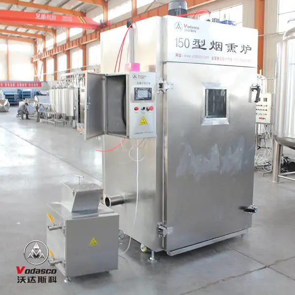 全自动肉类加工设备 鸡胸肉灌肠烘干烟熏炉 500型糖熏风干鸡机械