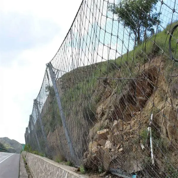 拦石护坡环形防护网 被动防护网拦截落石 防山体滑坡落石挂网