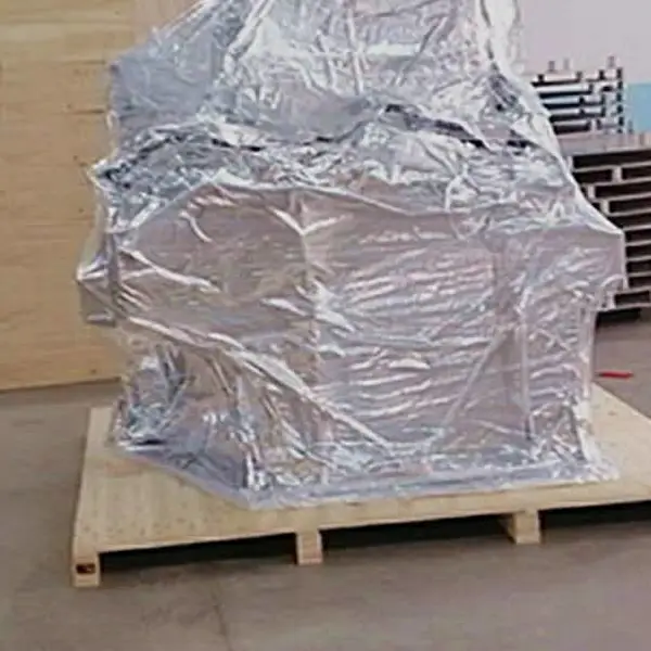 大型机器设备打包出口真空铝塑包装立体袋