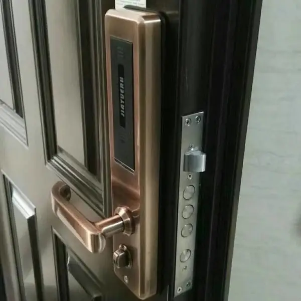 佳悦鑫牌J-9800型指纹密码锁2毫米加厚不锈钢外壳