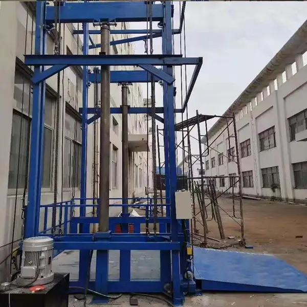 导轨式液压升降货梯载重3吨载货提升机升降高度定制