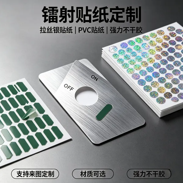 家电品牌参数贴纸 加厚耐用材质 UV印刷清晰 电器机身铭牌