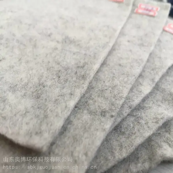 染色羊毛毡灰色羊毛毡天然羊毛毡亚麻耐磨针刺毡 羊毛定型棉