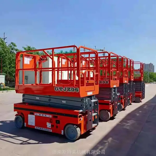 斯特莱QZX-9米全自行走升降平台 电动液压登高车