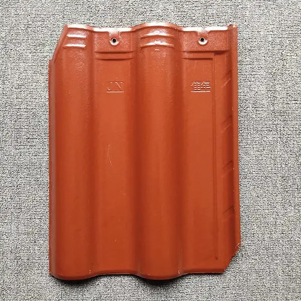300*400陶瓷瓦 建筑陶瓷平板瓦 防腐防冻罗曼瓦 货源充足产品稳定