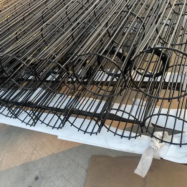 【鑫泉环保材料】盐城电厂除尘用有机硅袋笼 有机硅骨架